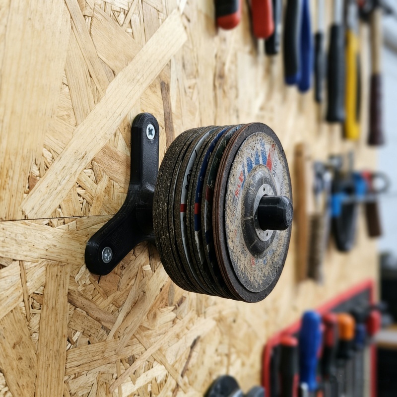 Workshop Tools Rack - 125mm 앵글 그라인더용 1개 벽걸이 그라인더