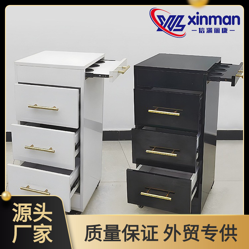 Workshop Tools Table - 심플 레드 헤어 살롱 이발소 도구