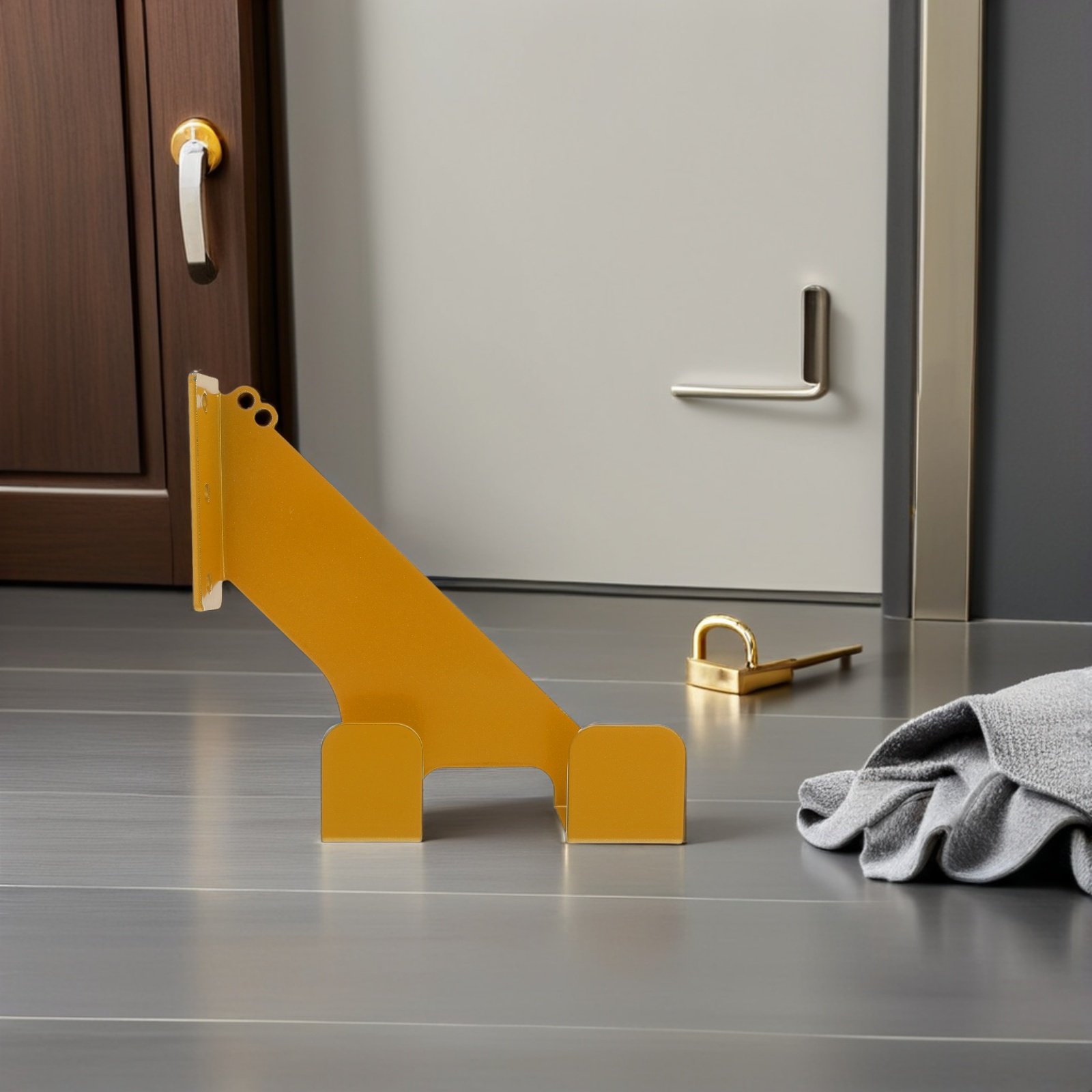 Workshop Tools Rack - 4개입 체인톱 벽걸이형 고강도 금속 걸이,