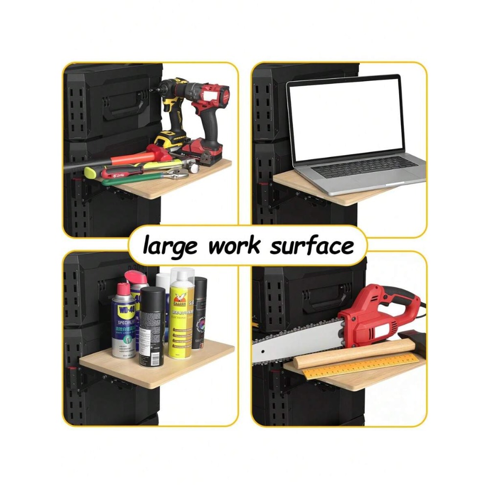 접이식 작업 테이블, 공구함 측면 장착형 휴대용 스틸  - Workshop Tools Table 리뷰 및 가격