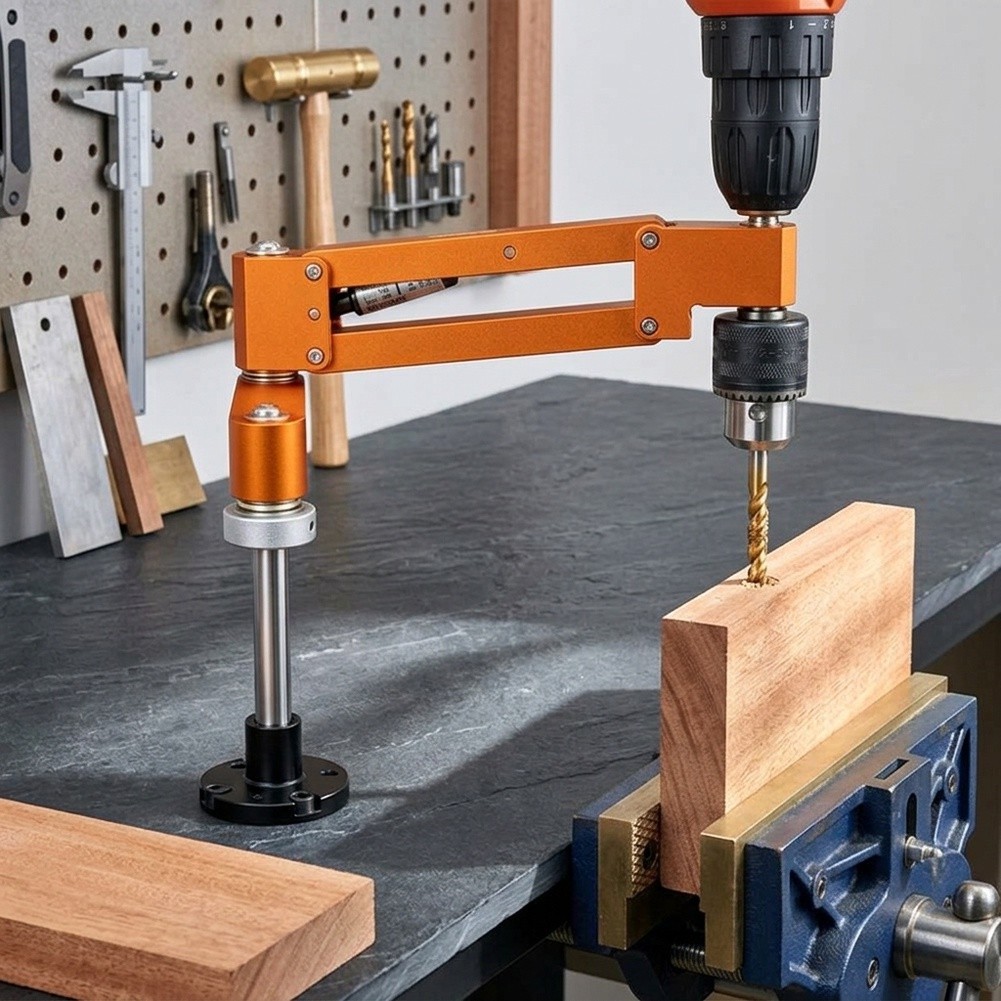 CNC 알루미늄 합금 캔틸레버 태핑 브래킷 핸드 드릴용 - Workshop Hand Tools And Equipment 리뷰 및 가격