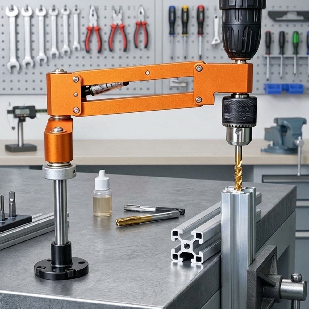 CNC 알루미늄 합금 캔틸레버 태핑 브래킷 핸드 드릴용 - Workshop Hand Tools And Equipment 리뷰 및 가격
