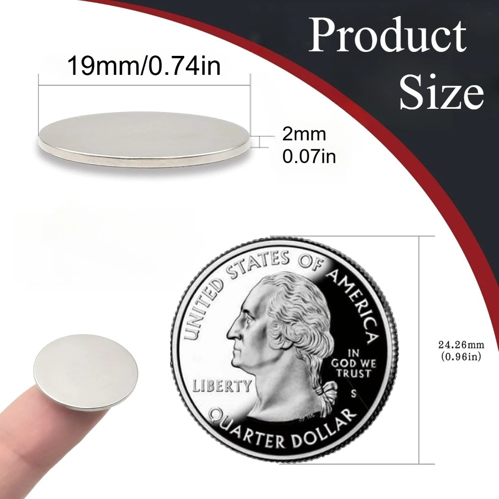 원형 자석 19x2mm 둥근 자석 냉장고 자석 사무실  - Workshop Tools Used 리뷰 및 가격