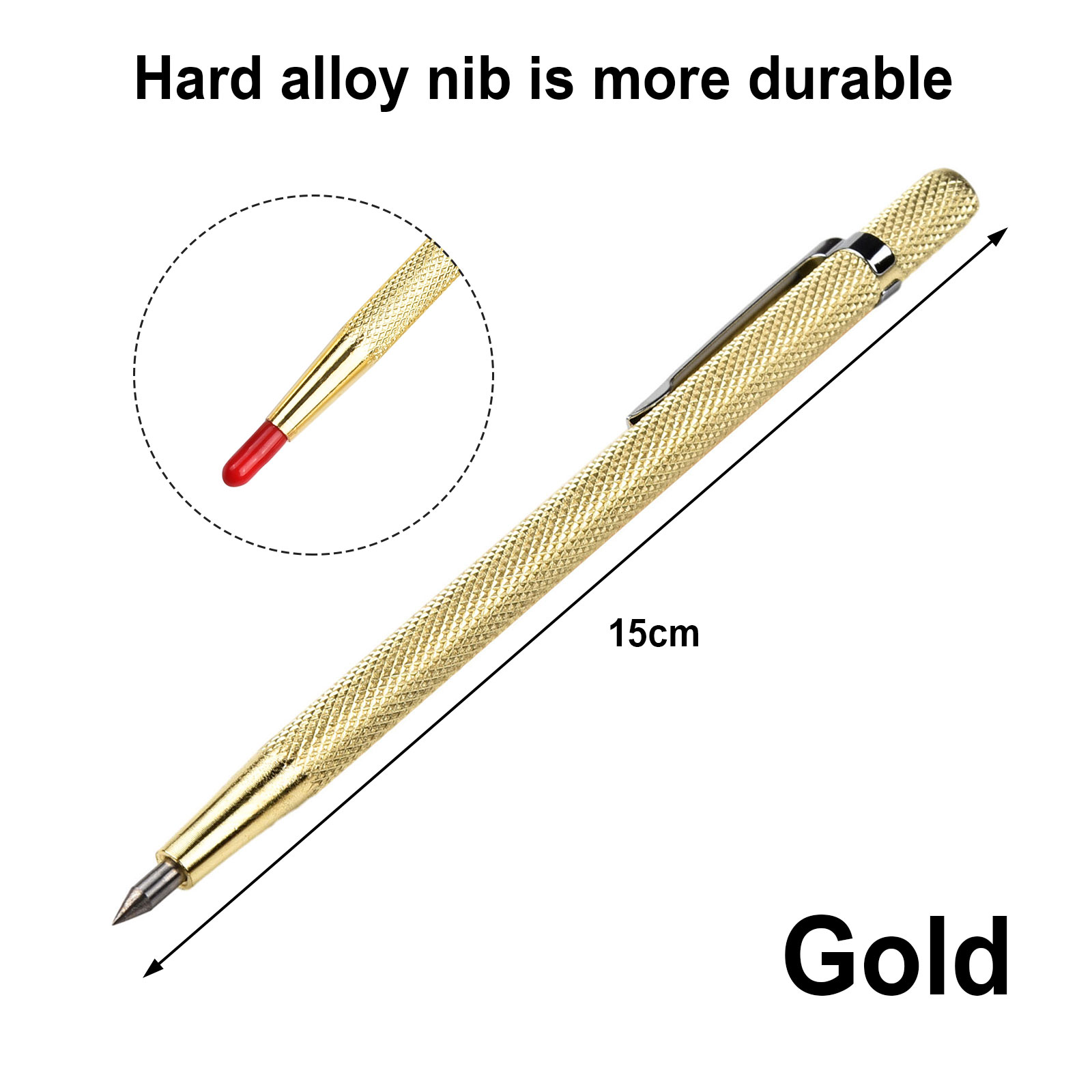 레터링 펜, 유리 커터, 금색 내마모성 절단기, 금속  - Workshop Hand Tools And Equipment 리뷰 및 가격